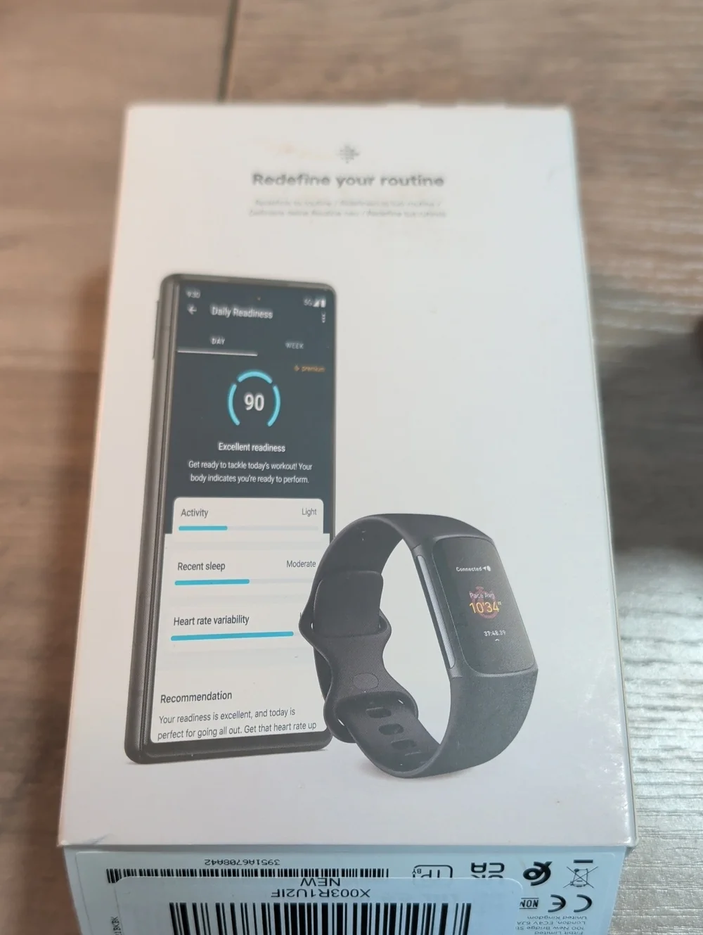 Rarely Used Fitbit Charge 5 Fitness Tracker In Box